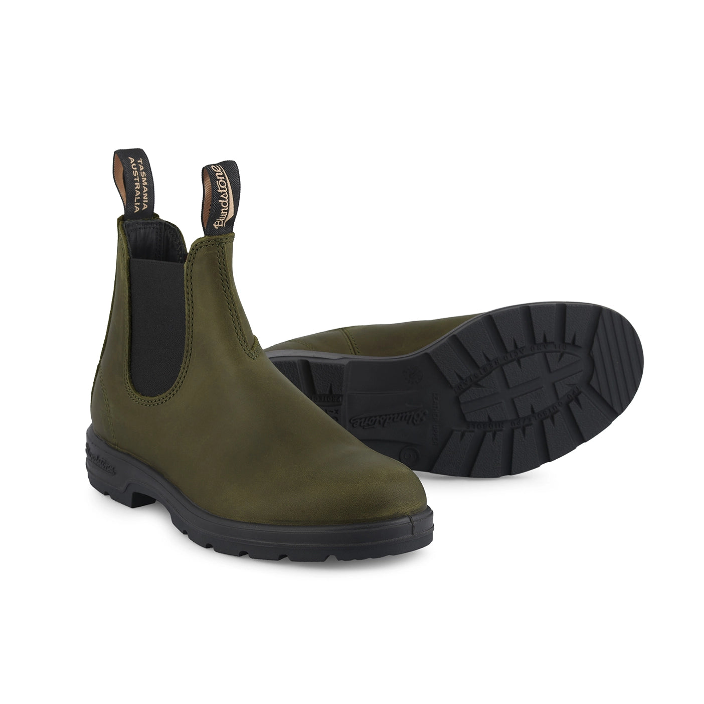 Blundstone 2052 Dark Green Leather Boots Blundstone 