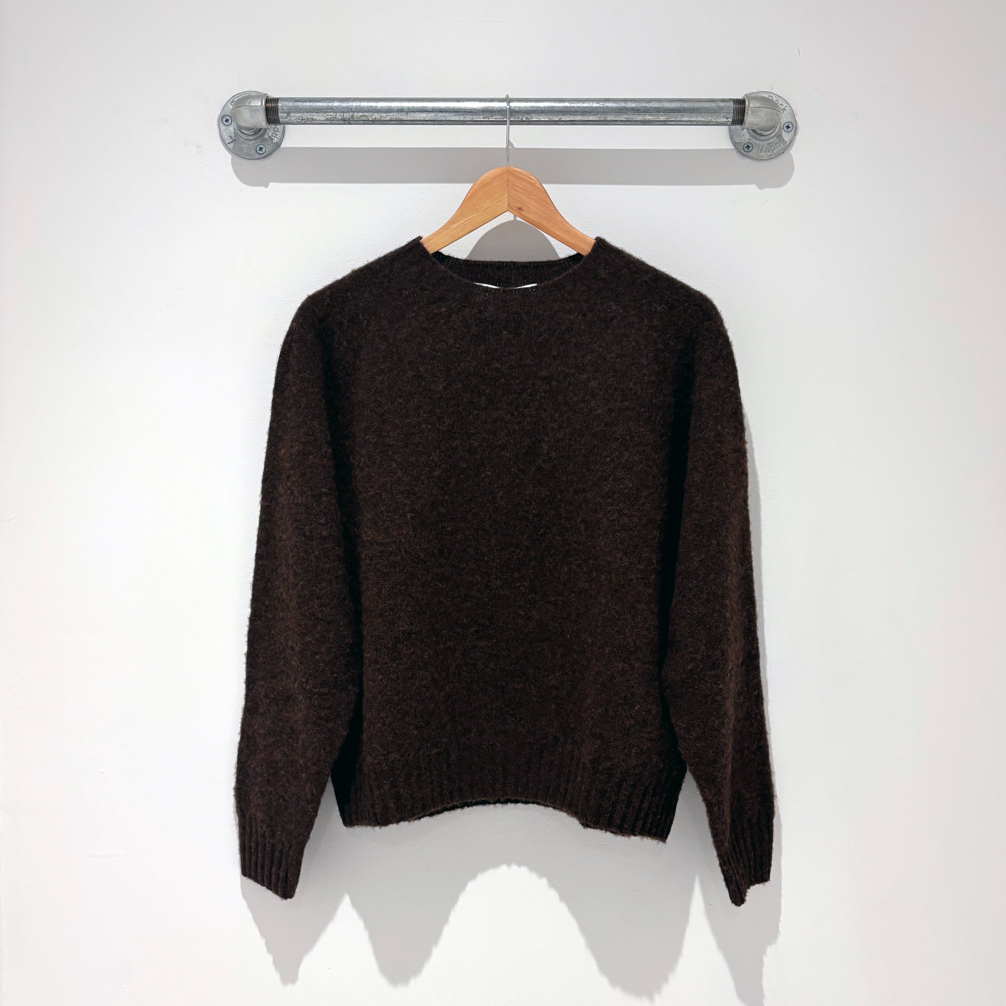 Crew Neck Wool Jumper HARLEY OF SCOTLAND 