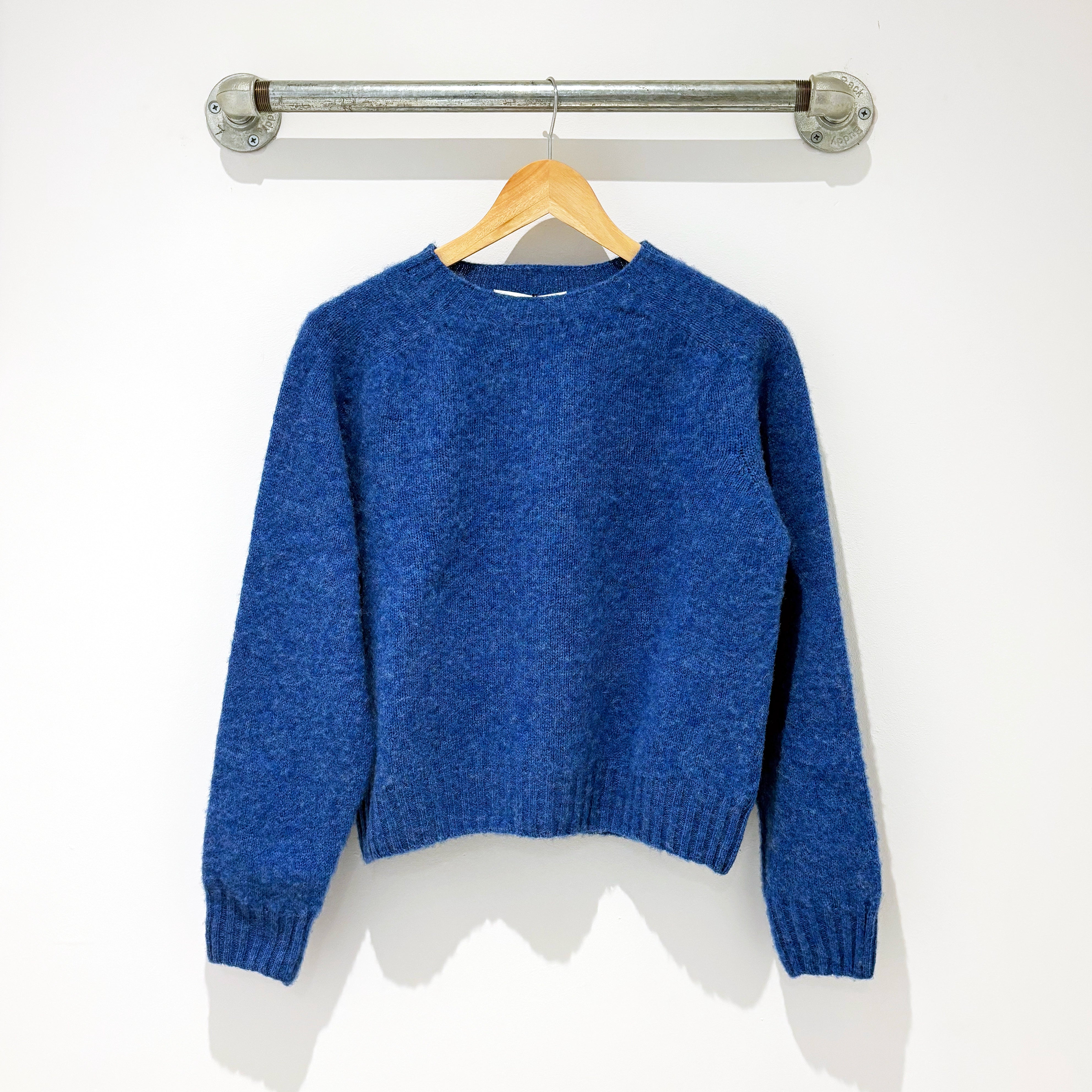 Crew Neck Wool Jumper HARLEY OF SCOTLAND 