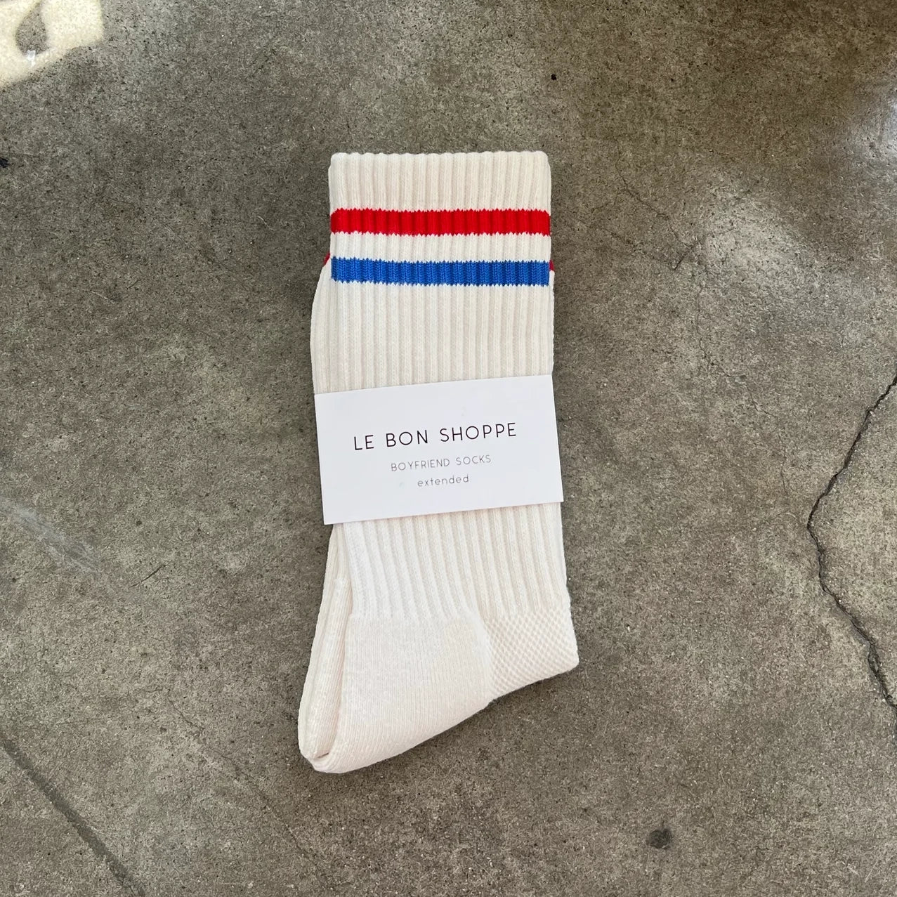 Extended Boyfriend Socks LE BON SHOPPE 