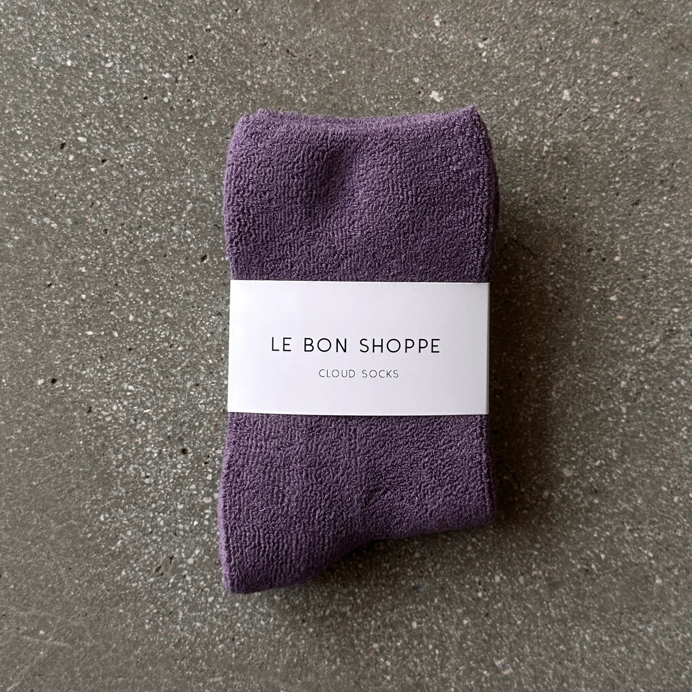 Le Bon Shoppe Cloud Socks Socks LE BON SHOPPE Plum 