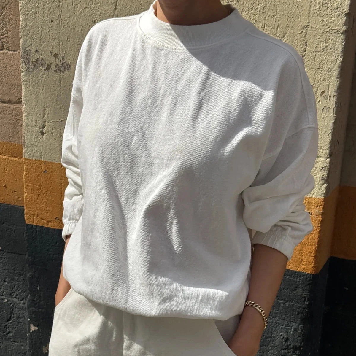 Le Bon Shoppe | Daisy Long Sleeve Top Apparel LE BON SHOPPE White XS/S 