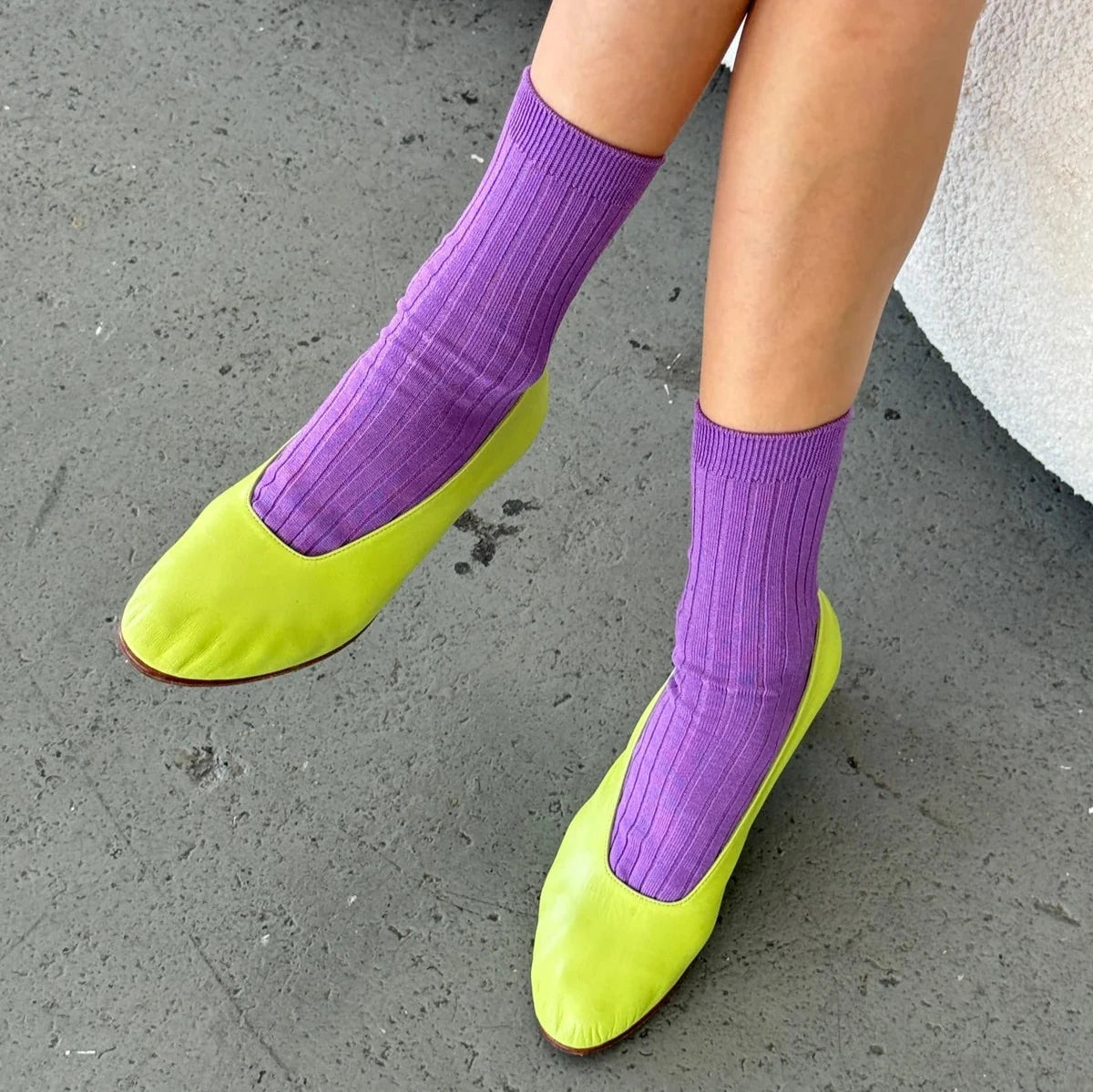 Le Bon Shoppe Her Socks LE BON SHOPPE Violet 