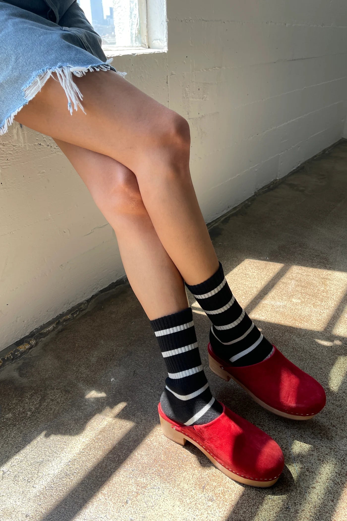 Le Bon Shoppe | Striped Boyfriend Socks Socks LE BON SHOPPE 