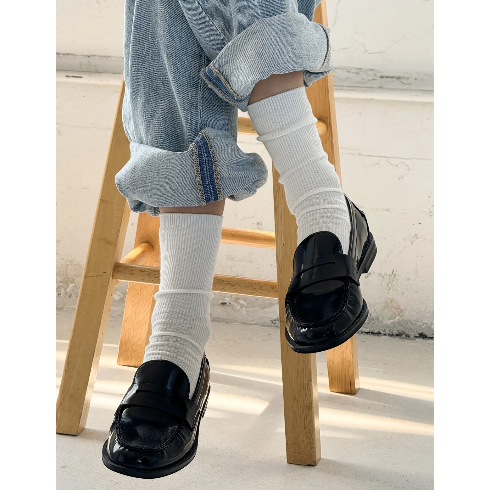 Le Bon Shoppe | Trouser Socks Socks LE BON SHOPPE White 