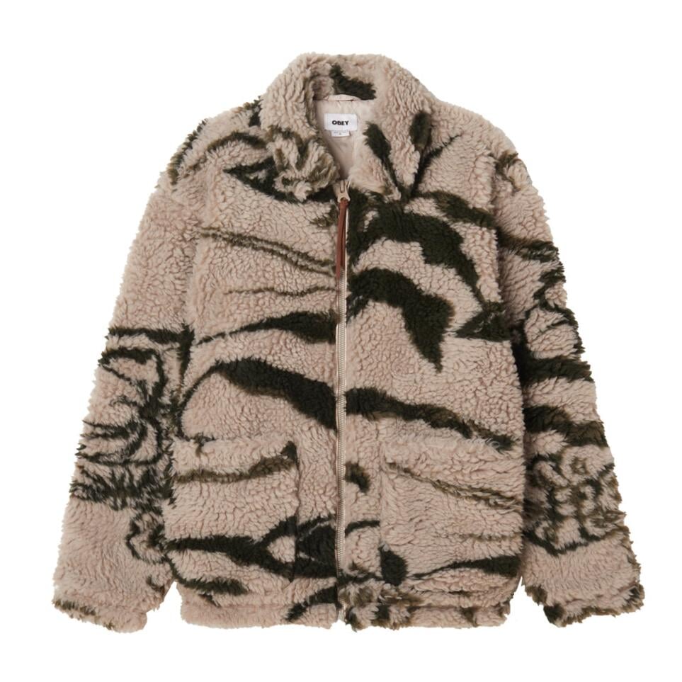 Mushroom Sherpa Jacket Sweater OBEY 