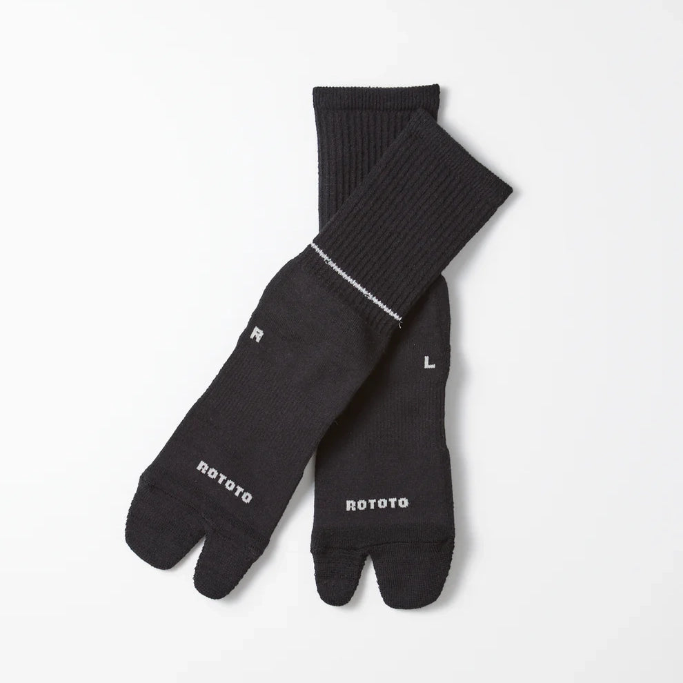 ROTOTO | Allrounder Merino Tabi Socks ROTOTO black Small 