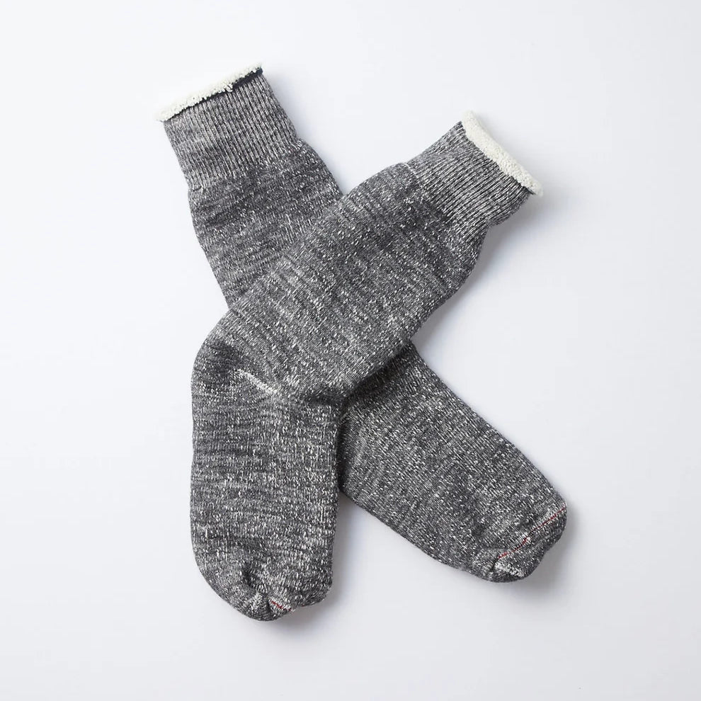 ROTOTO | Double Faced Socks Socks ROTOTO Charcoal Small 