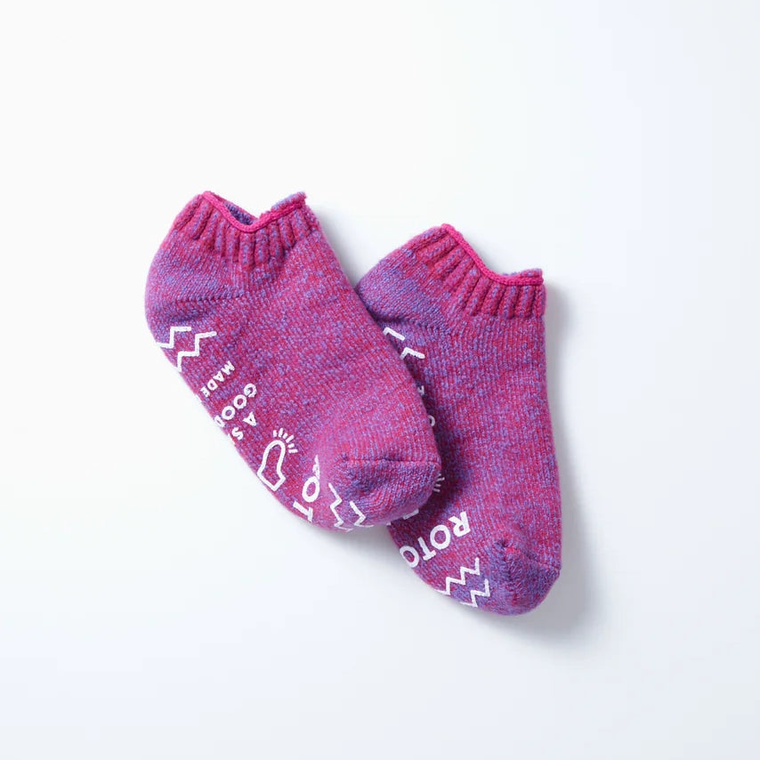 ROTOTO | Pile Sockslipper Socks ROTOTO pink/purple Small 