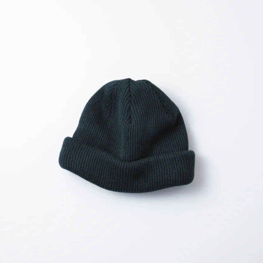 Rototo | Super Soft 2Way Stripe Beanie Hat OBEY D.Green/Black 