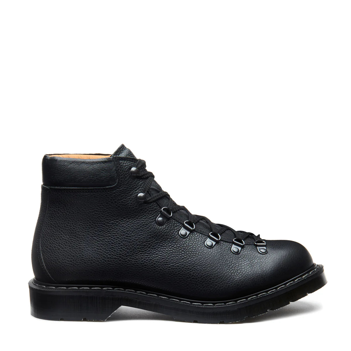 Solovair | Black Greasy Grain Urban Hiker Boots Solovair 