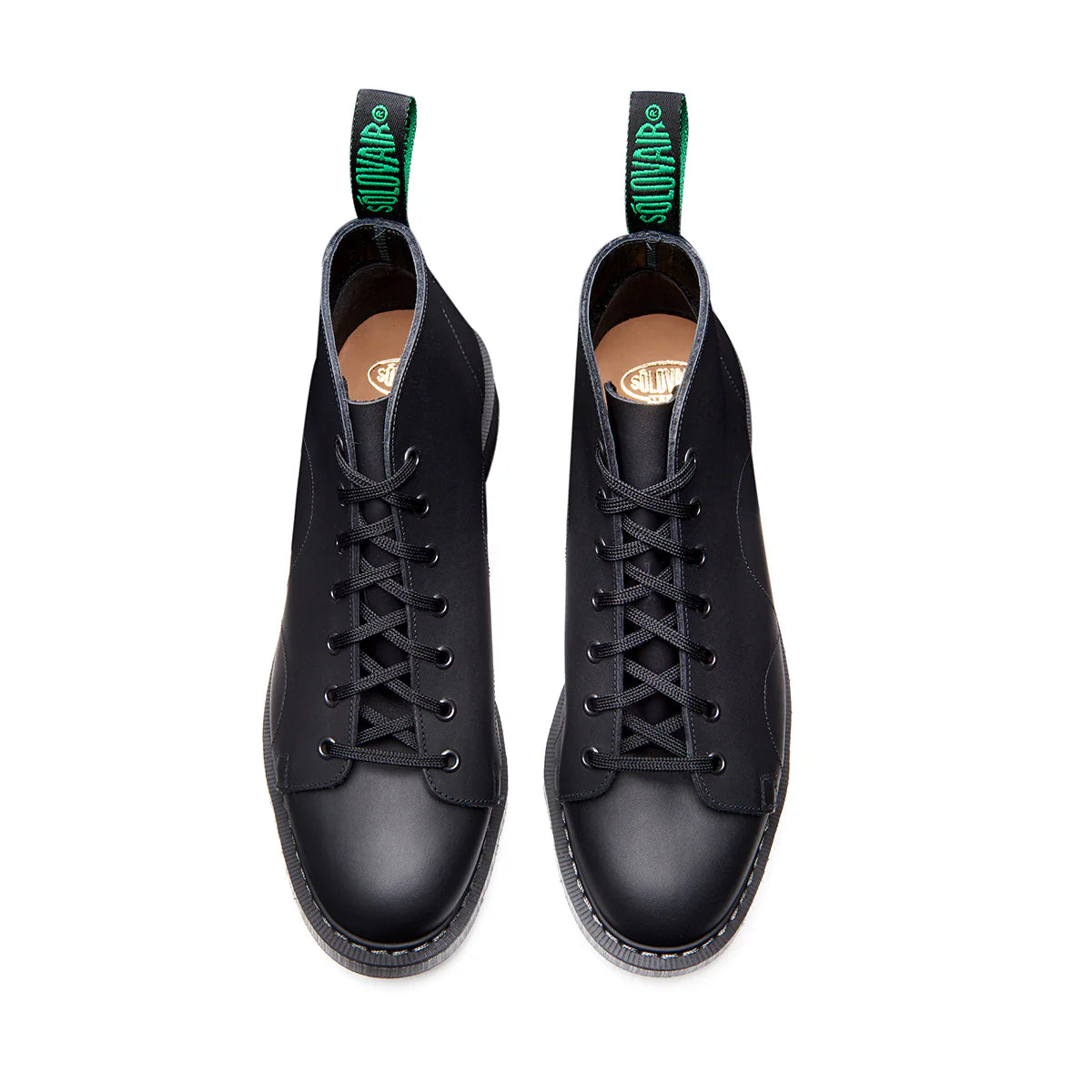 Solovair | Black Greasy Monkey Boot Boots Solovair 