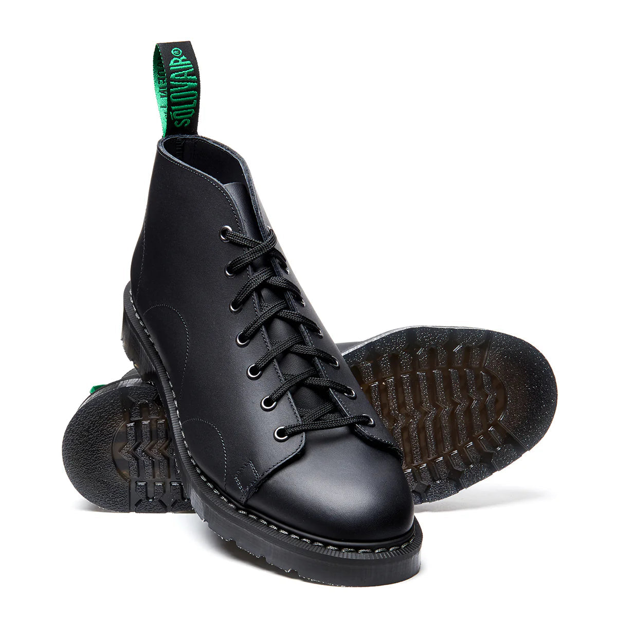 Solovair | Black Greasy Monkey Boot Boots Solovair 