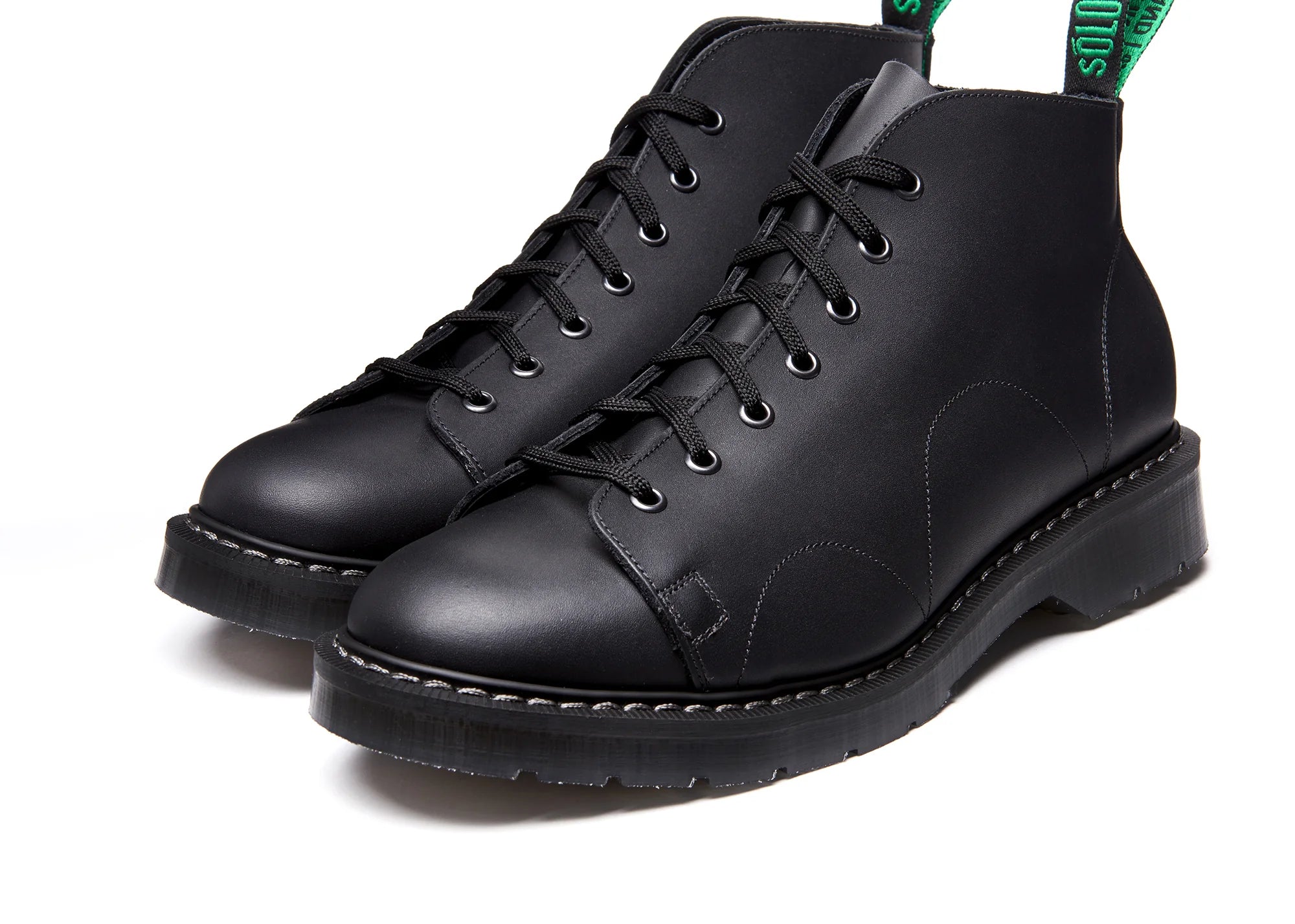 Solovair | Black Greasy Monkey Boot Boots Solovair 