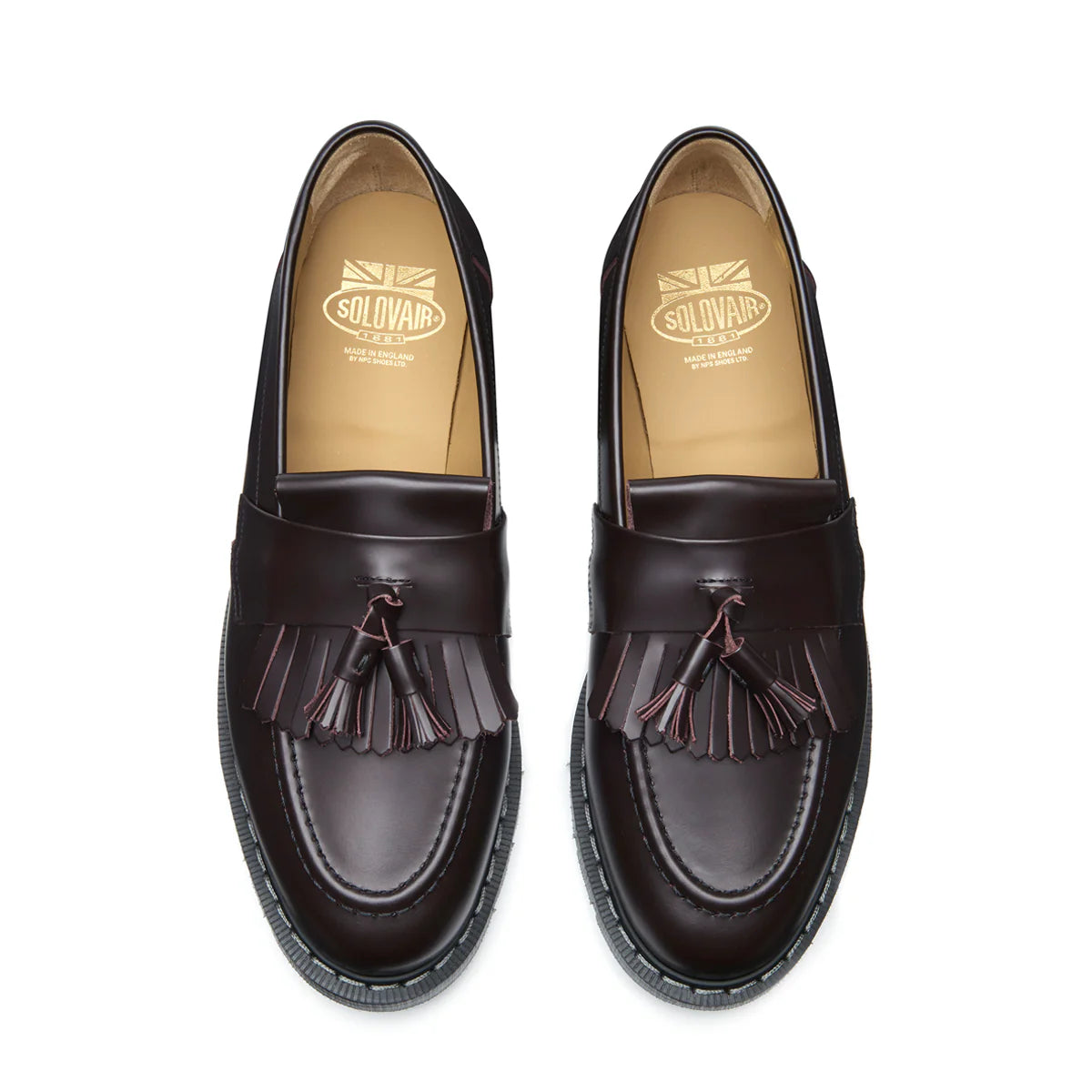 Solovair | Cordovan Tassel Loafer Boots Solovair 