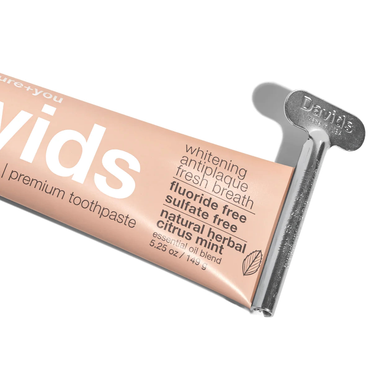 Davids Premium Toothpaste | Herbal Citrus Peppermint Davids Natural Toothpaste 