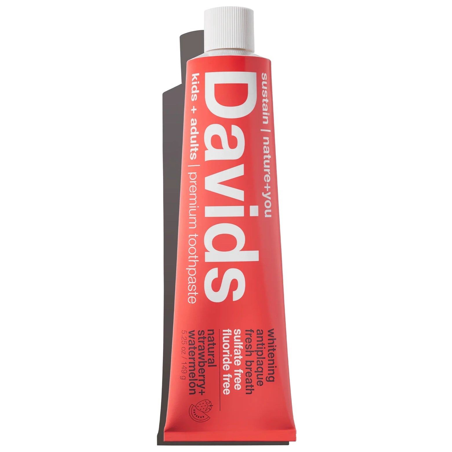 Davids Premium Toothpaste | Strawberry Watermelon (kids + adults) Davids Natural Toothpaste 